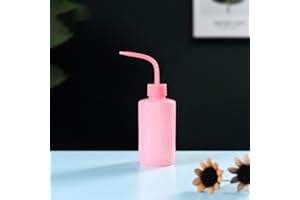 250ML Tattoo Wash Bottle Squeeze, Succulent Watering, Safety Rinse Watering Tools, Irrigation Sprinkling Can Wash Plant (Pink