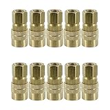 10 X Milton 715BK M Style Quick Coupler: 1/4-Inch Female Coupler