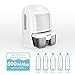 hysure Portable Mini Dehumidifier 2200 Cubic Feet Electric Safe Dehumidifier for Bedroom, Home, Crawl Space, Bathroom, RV, Baby Room, White …