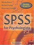 SPSS for Psychologists, Third Edition by 