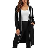 DUOYANGJIASHA Womens Hoodies Zip Up Sweatshirts Oversized 2026 Fashion Long Hooded Fall Winter Fleece Jackets with Pockets