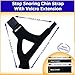 Medisnoring Snoring Remedies - Stop Snoring Chin Strap with Velcro:High Quality Anti Snoring Adjustable Chin Strap - The Best Chin Strap for snoring. Comfortable and Non invasive snoring Solution!