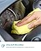 Zeppoli Reusable Microfiber Cleaning Cloth Set - 12 x 16 Inch Microfiber Cloth - 48 Pack Washcloth, Auto Detailing Supplies – Cleaning Rags, Works Great with Windex