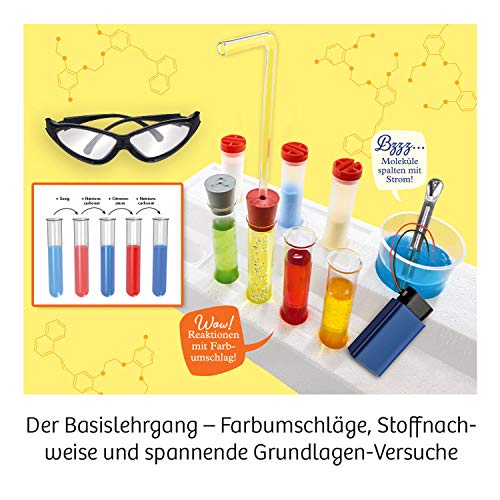 KOSMOS 642518 C1000 Chemielabor, Basis-Laborausstattung, Chemie für Kinder ab 10 Jahre, Basislehrgang… – Bild 5