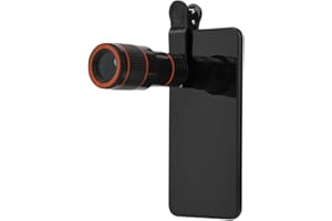 SEROUNDER Telephoto Lens, Professional 12X Telephoto Lens Telescopic Focusing Universal for Mobile Phone/Tablet Default
