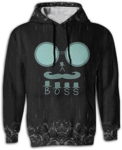 Uncle Glasses Like A Boss BTS Sweatshirt Unique Young Men Big Pockets \r\nSweatshirts For Men