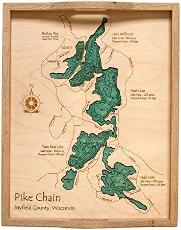 Chester River in Kent Queen Anne's, MD - 2D Serving Tray 14 x 18 IN - Laser carved wood nautical chart and topographic depth map.