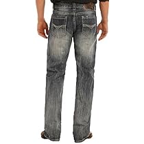 rock and roll cowboy double barrel relaxed fit bootcut jeans