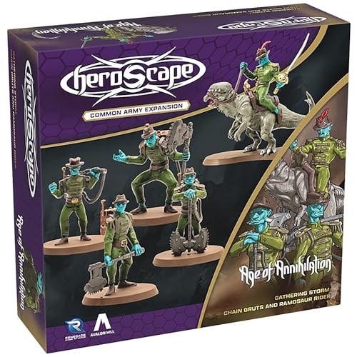 Renegade Game Studios Heroscape Orc Cavalry - Chain Gruts & Ramosaur Rider