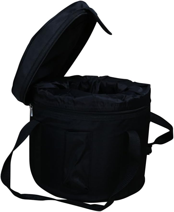 Black Padded Carrying Cases for Crystal Singing Bowl Putting 11-12 Inch Singing Bowls