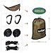 Sunyear Camping Hammock, Portable Single & Double Hammock with Net, 2 Person Hammock Tent with 2 * 10ft Straps, Best for Outdoor Hiking Survival Travel