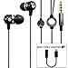Motorola Moto Z Force Droid Compatible Premium Sound Handsfree Headset Mic Earphones with TYPE-C Audio Adapter Headphones Jack Metal Earbuds [Black]
