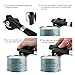 Food-Safe Stainless Steel Professional Safety Can Opener Smooth Edge Can Opener Manual with Easy Turn Knob, Soft Comfortable Anti Slip Handle - Lifetime Refund Or Replacement Warranty