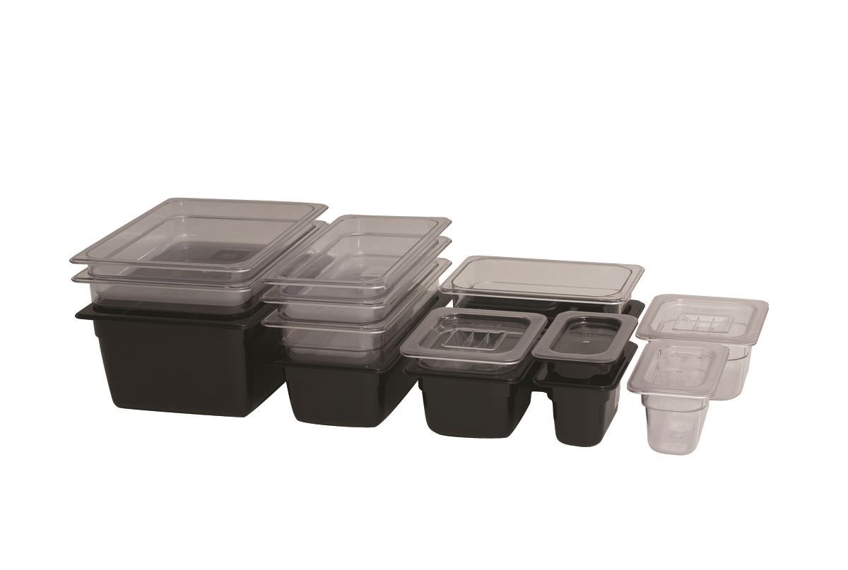 Genware NEV-PC12-100 Pan, 1/2, Polycarbonate, GN, 100 mm, Clear