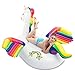 QOOLSHOW Giant Inflatable Unicorn Pool Float with Wings, Alicorn/Pegasus Beach Floats, Swim Party Toys, Pool Island, Summer Pool Raft Lounge for Adults & Kids