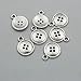 Sewing Charms Collection-100g About (60-65pcs) Antique Silver Craft Supplies Sewing Charms Pendants for Crafting, Jewelry Findings Making Accessory for DIY Necklace Bracelet (M003)