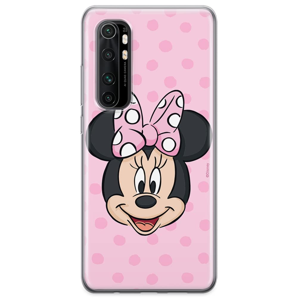 ERT GROUP mobile phone case for Xiaomi MI NOTE 10 Lite original and officially Licensed Disney pattern Minnie 057 optimally adapted to the shape of the mobile phone, case made of TPU
