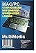 Multimedia Keyboard Stickers with Fluorescent Inlays Plus USB Light. Extra Large Symbols. Inlays (Not Printed). Will Not Wear or Fade. U.S. English Laptop & PC