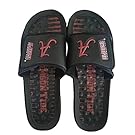 Alabama Crimson Tide Championship Legacy Flip Flop Slide Sandal Shower Slides (Medium 9/10, Black)