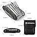 Z ZANMAX 16 in 1 Multi-Function Bicycle Repair Tool Kit, Bike Cycling Mechanic Fix Hand Tools Tire Patch Folding Multitool with 3 pcs Tire Pry Bars Rods, Case Bag