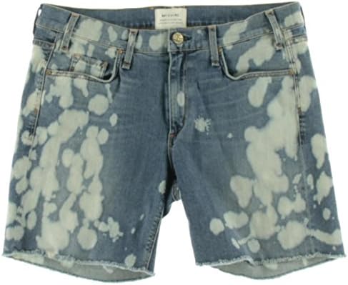 McGuire Denim Womens Mrs Robinson Denim Acid Wash Cutoff Shorts Blue 29