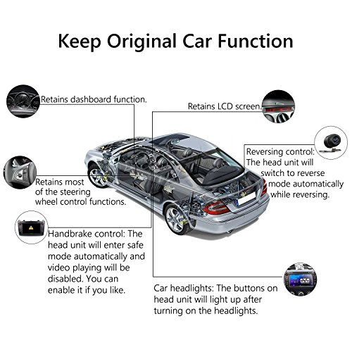 Eonon GA8163 Car Stereo Radio  Android 7.1 Nougat in Dash GPS Navigation Touch Screen Radio Audio for Mazda 3 Series 2010-2013 Quad Core 2GB RAM with DVD Player Bluetooth Head Unit- 8 Inch - Thumbnail 3