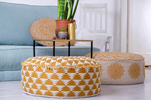 Mandala-Life-ART-Bohemian-Golden-Pouf-Ottoman-Cover-60x20-cm-Luxury-Artisan-Room-Decor-Pouffe-for-Meditation-Yoga-and-Boho-Chic-Seating-Area-Stool-Accent-Your-Living-Room-Bedroom