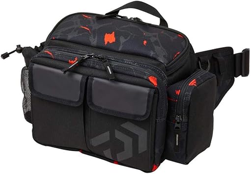 Amazon ダイワ Daiwa ヒップバッグ C マグマレッド ダイワ Daiwa タックルバッグ