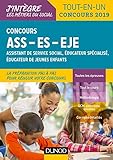 Concours Ass-es-eje - Tout-en-un - Concours 2019: Assistant De Service Social, Éducateur Spécialis by