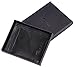 Travelambo RFID Front Pocket Wallet Minimalist Wallet Slim Wallet Genuine Leather(vintage black)