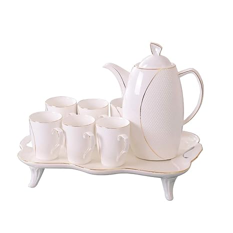 Whygry Juego de Taza de café de cerámica, Taza Resistente al ...