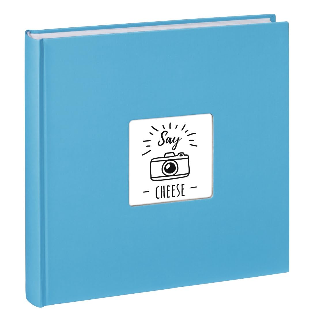 Hama "Fine Art Photo Album | 30x30cm | For 10x15cm Pictures | 100 White Pages | For 400 Photos | Malibu Blue
