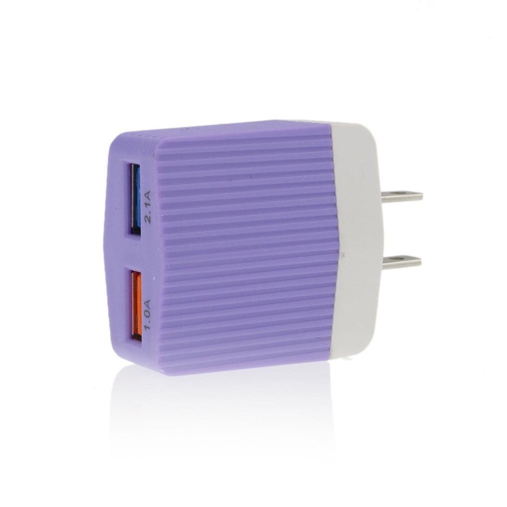 即発送可能 Ounice 2 Usbポート充電器 5 V 1 A壁ユニバーサル充電電話高速充電器アダプタfor Iphone Samsungとipad グレイ B079hyn394 パープル パープル 全商品オープニング価格特別価格 Lisacars Co Za