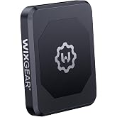 WixGear Rectangle Flat Stick On Dashboard Magnetic Car Mount Holder for Cell Phones and Mini Tablets with Fast Swift-Snap Technology - Extra Slim