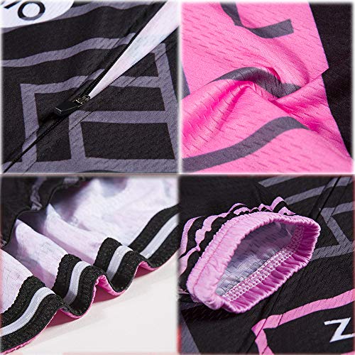 image for ZEROBIKE Women's Breathable Long Sleeve 3D Gel Padded Bicycle Cycling 