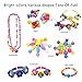 Edycur 500 Pcs Arty Snap Pop Beads Set with Storage Bag, Creative DIY Jewelry Kit for Headwear Necklace Earrings Bracelets Rings , Idea Birthday & Christmas Gifts Toys for Kids Toddlers Girls