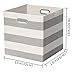 Posprica 3X Thicker Storage Bins Storage Cubes, 13×13 Fabric Storage Boxes Foldable Baskets Containers Drawers for Nurseries,Offices,Closets,Home Décor