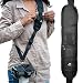 HiiGuy Camera Strap, Adjustable Padded Sling for All SLR and DSLR Cameras, Neck and Shoulder Strap, 32 Inches Long, with Screw Mount, Safety Tether