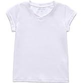 lollipopbear Basic T-Shirt Short-Sleeve Tee Girls V Neck Shirt Casual Daily T Shirts Tee
