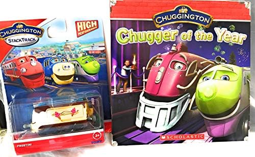 Gabrielle Reyes Chuggington -Book Chugger of The Year with Train Stack Track FROSTINI (Book Chugger of The Year with Train Frostini)