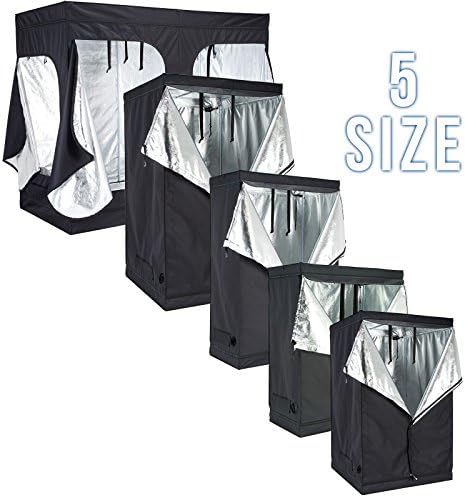 Kosmo Supply 48'" x 24" x 72" 100% Reflective Indoor Grow Tent Room 600D Hydroponic Non Toxic Hut