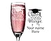 Custom-Engraved-Glasses-by-StockingFactory Class of 2024 Personalized SINGLE Graduation Champagne Glass Sorority College High School Party Graduation Gifts