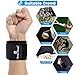 Wrist Brace Support Dual Pressure Design Adjustable Wrist Brace Carpal Tunnel Fits Right and Left Wrists Support for Tennis Wrist Compression for Woman and Men One Size Black