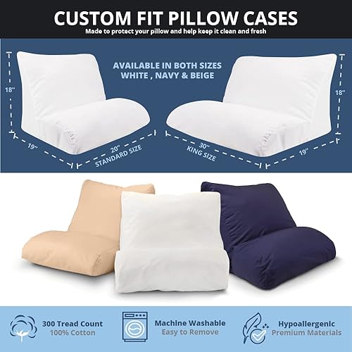 Contour Flip Pillow 10-in-1 Rest Positions Wedge Pillow for