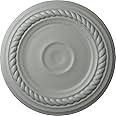 Ekena Millwork CM07AL Small Alexandria Ceiling Medallion, 7 7/8"OD x 3/4"P (Fits Canopies up to 4 5/8"), Factory Primed