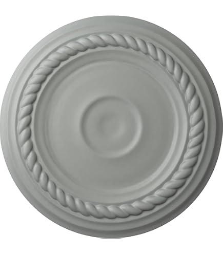 Sturdy White PU Ceiling Light Base with Seamless Installation Features Sturdy White PU Ceiling Light Base with Seamless Installation Features