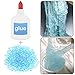 KeNeer Fishbowl Beads for Slime DIY for Crunchy Sensory Slime Kits - Plastic Clear Vase Filler Beads - Kids Crafts for Party Decoration or Wedding (10 Colors)