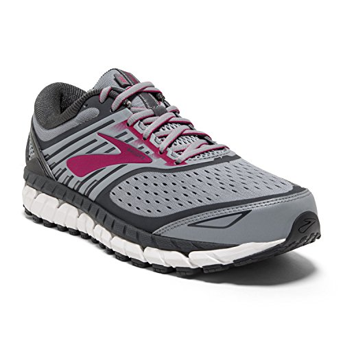 Brooks Womens Ariel '18 - Grey/Grey/Pink - 9.0 - B Medium