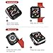 Case Compatible for Apple Watch 44mm Series 4, Seiaol Watch Case Protector Compatible iWatch Series 4 Scratch Resistant Shockproof TPU+PC Protective Bumper Cover for Apple Watch (Black)