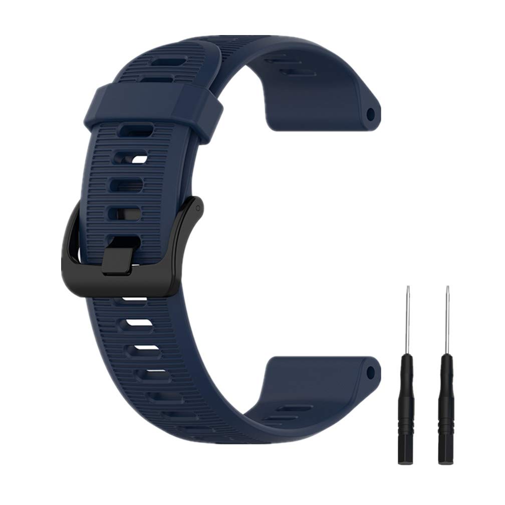Muovrto Replacement Strap for Garmin Forerunner 945/935,Silicone Watch Band Strap for Garmin Fenix 5/Approach S60/Fenix 6